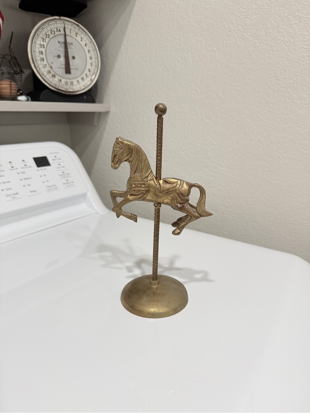 Vintage Brass Carousel Horse Figurine - Picture 12 of 13